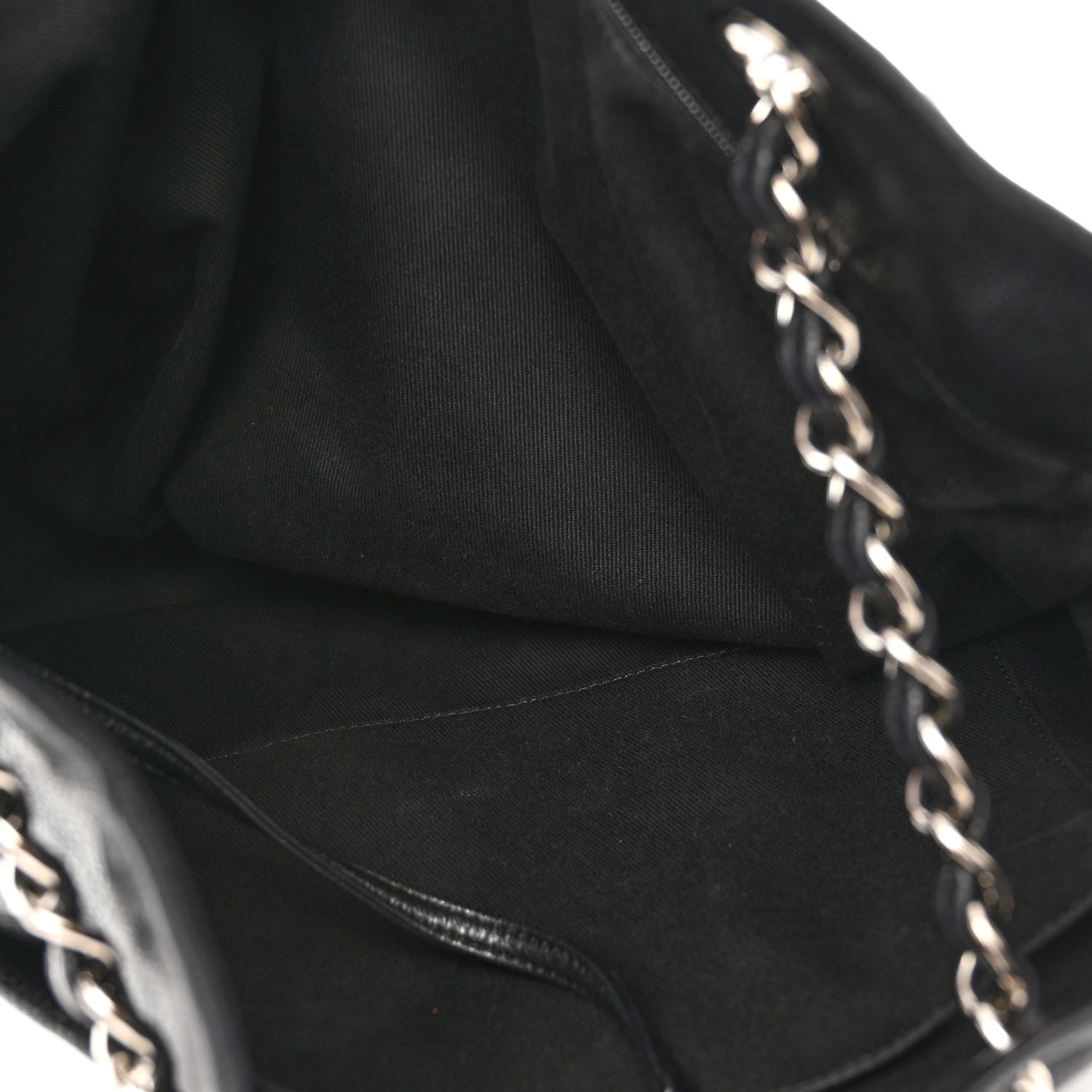 Chanel Caviar Stitched Timeless CC Soft Tote Black 4 of 9