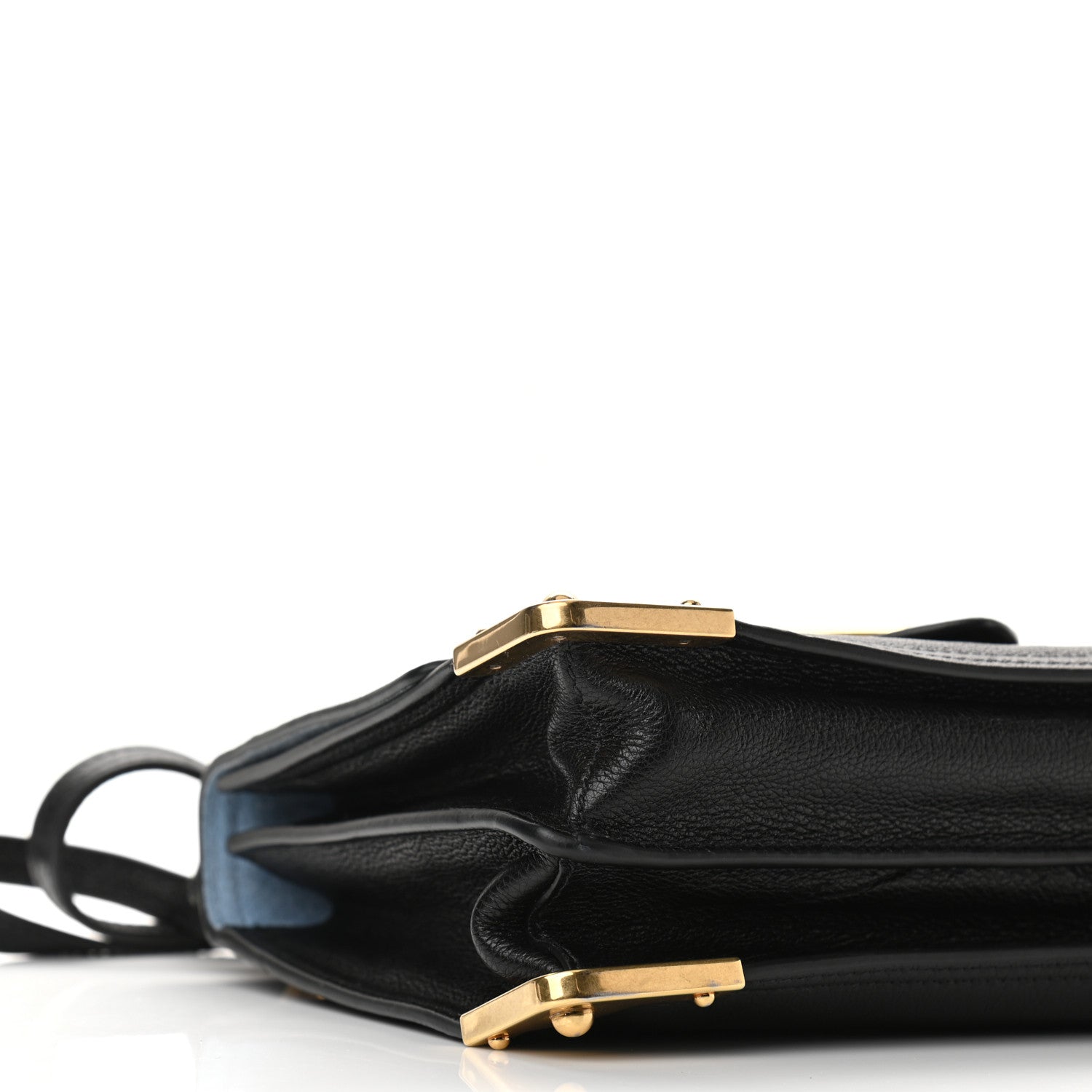 Prada Glace Calf Large Soft Cahier Bag Black Astrale 7 of 9