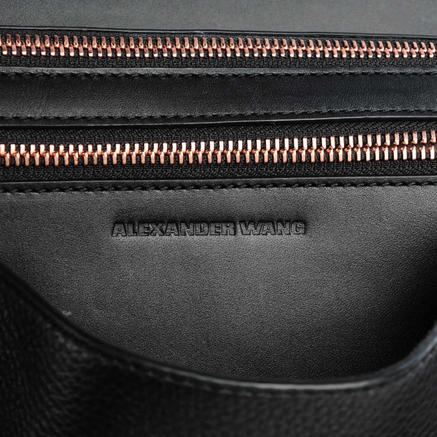 Calfskin Large Marion Soft Black Rose Gold Hardware