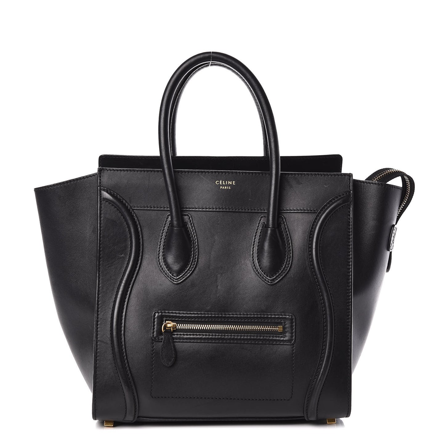 Smooth Calfskin Mini Luggage Black
