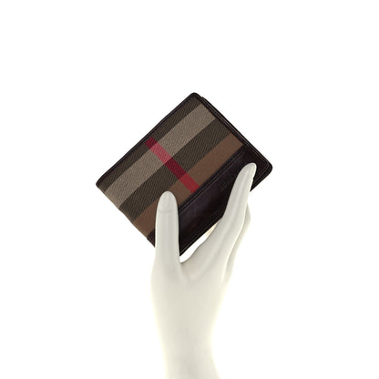 Burberry Calfskin House Check Bi-Fold Wallet Brown 2 of 9