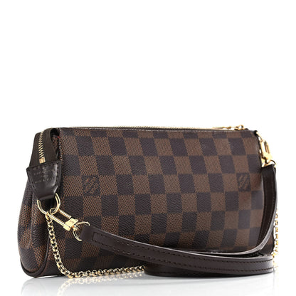 Louis Vuitton Damier Ebene Eva Clutch 3 of 8