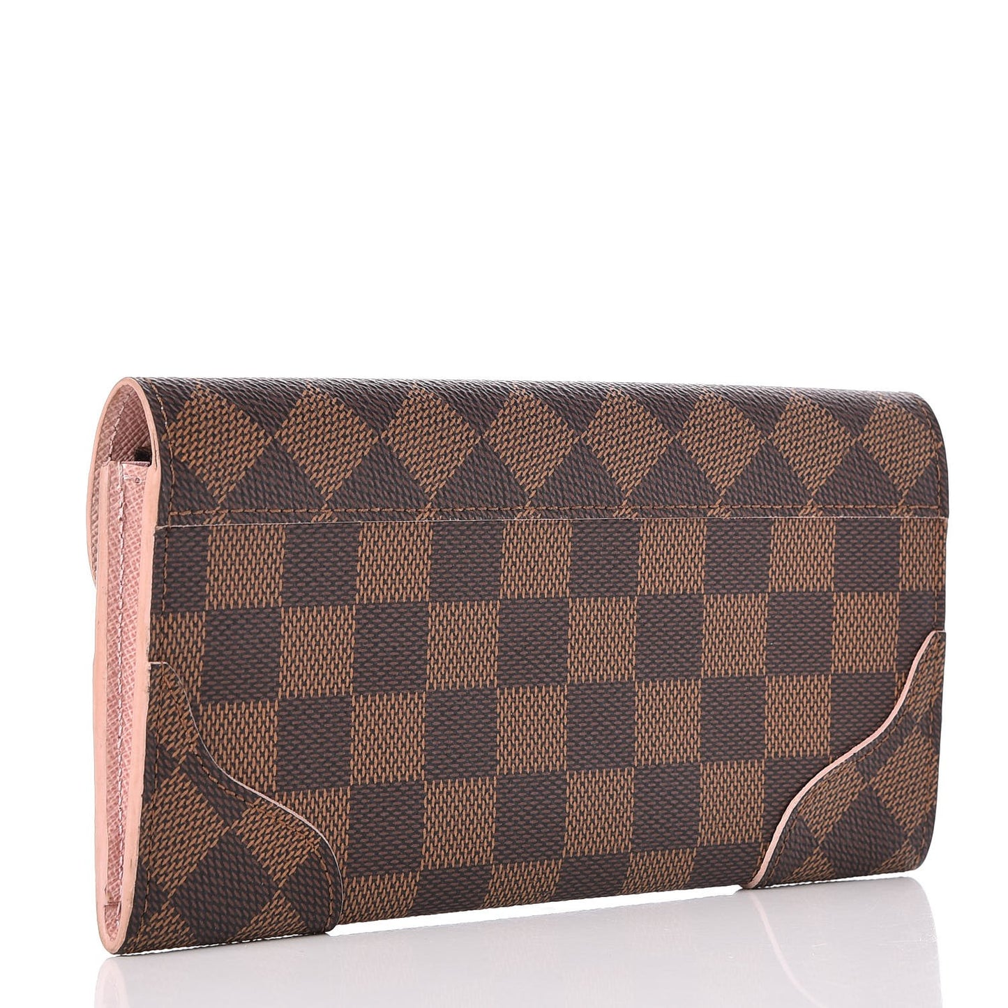 Damier Ebene Caissa Wallet Rose Ballerine