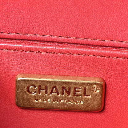 Chanel Galuchat Stingray Small Boy Flap Red 6 of 10