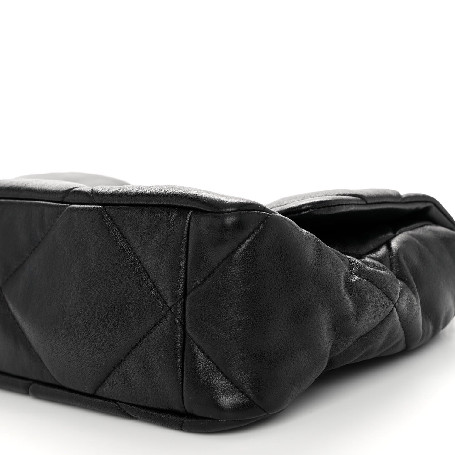 Chanel Lambskin Quilted Large Chanel 19 Flap Black 10 of 10