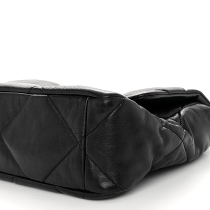 Chanel Lambskin Quilted Large Chanel 19 Flap Black 10 of 10