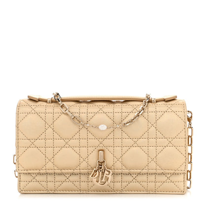Christian Dior Metallic Lambskin Cannage Mini My Dior Bag Gold 1 of 11