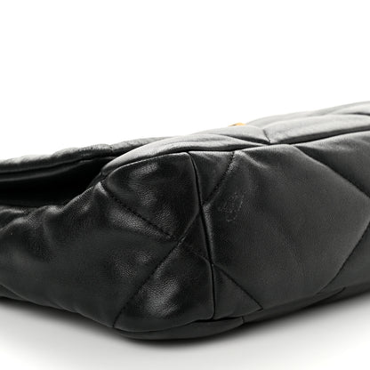 Chanel Lambskin Quilted Medium Chanel 19 Flap Black 9 of 11