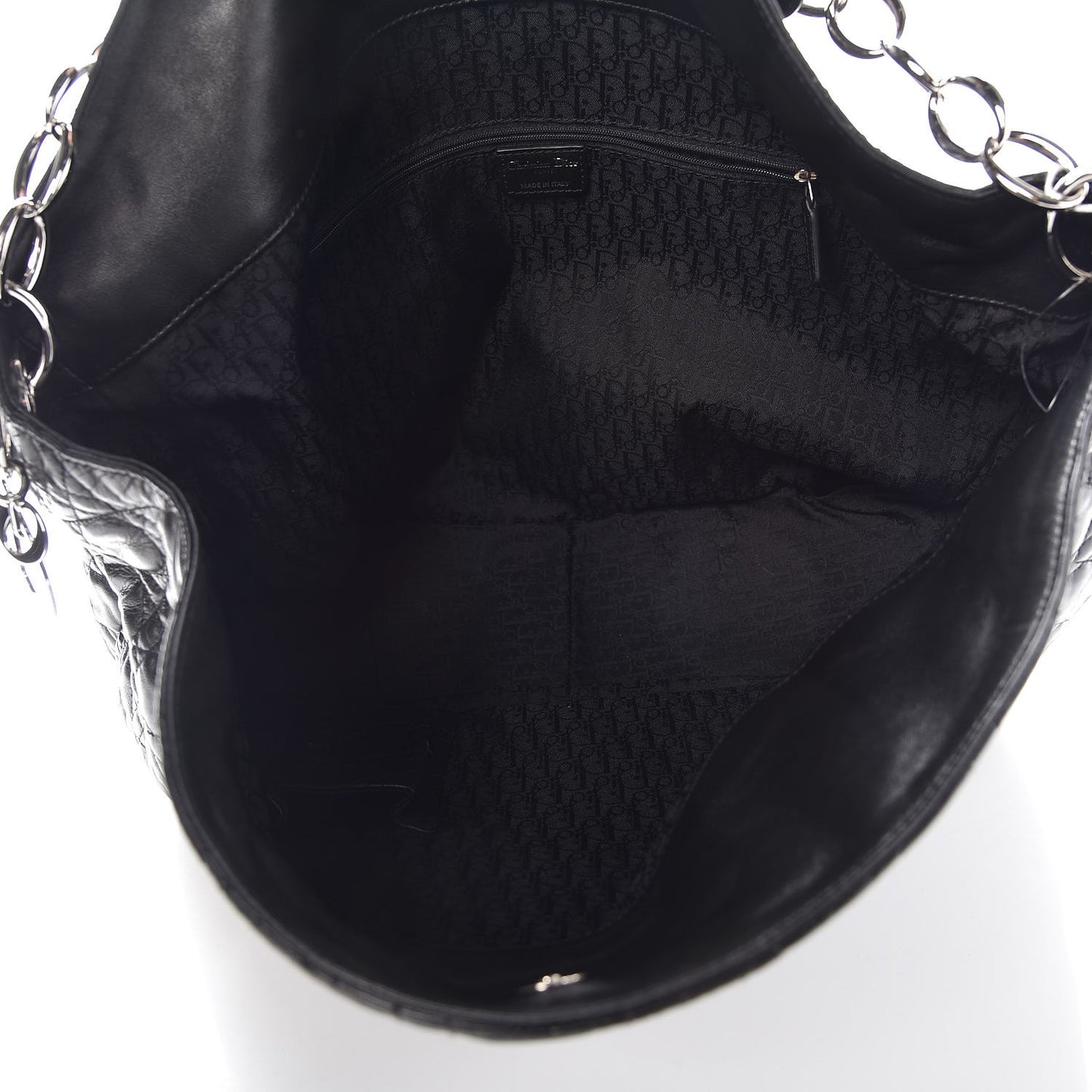 Lambskin Cannage XXL Dior Soft Hobo Black