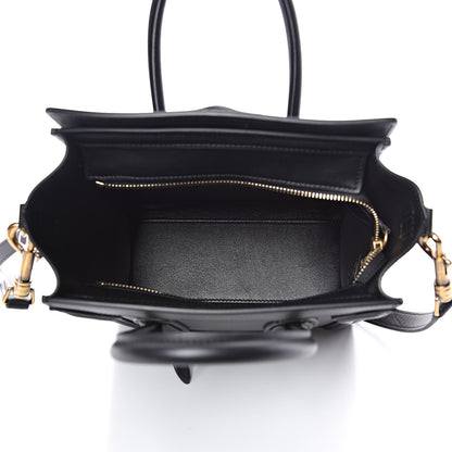 Celine Smooth Calfskin Nano Luggage Black 5 of 12