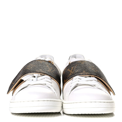Louis Vuitton Calfskin Monogram Frontrow Sneaker 36 White 2 of 4
