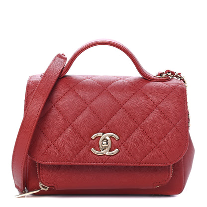 Chanel Caviar Quilted Small Business Affinity Flap Red 1 of 4