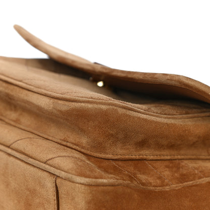 Saint Laurent Suede Monogram Medium Niki Chain Satchel Cinnamon 12 of 12