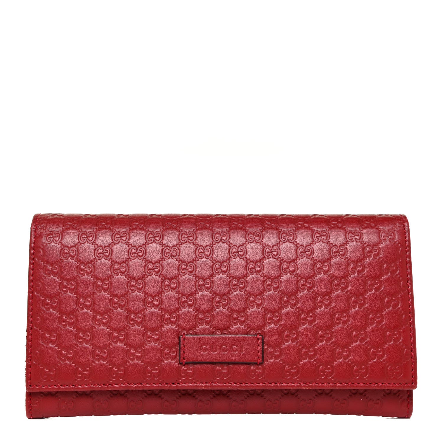Gucci Soft Microguccissima Continental Wallet Red 1 of 11