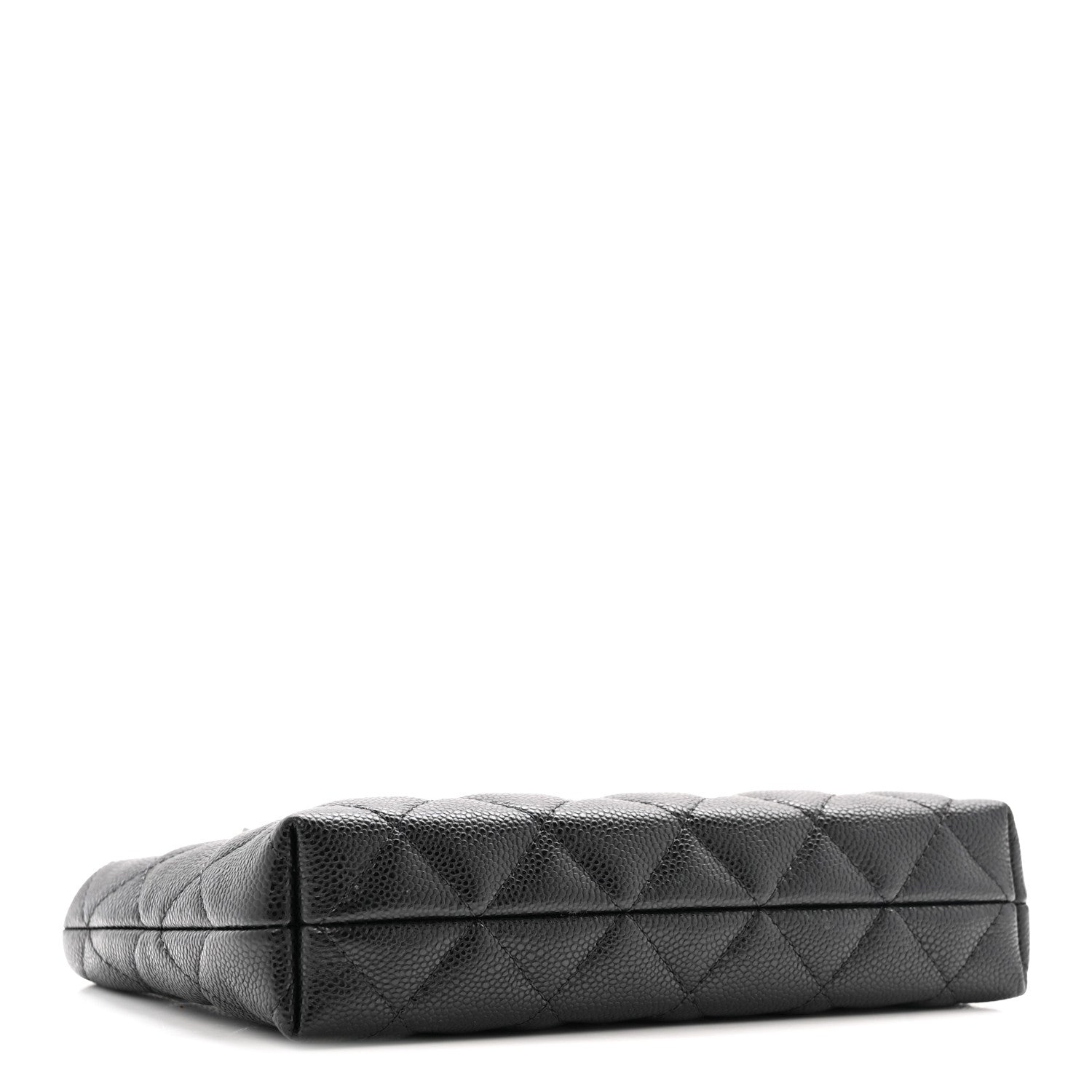 Chanel Caviar Quilted Classic Clutch Tote With Chain Black 4 of 12