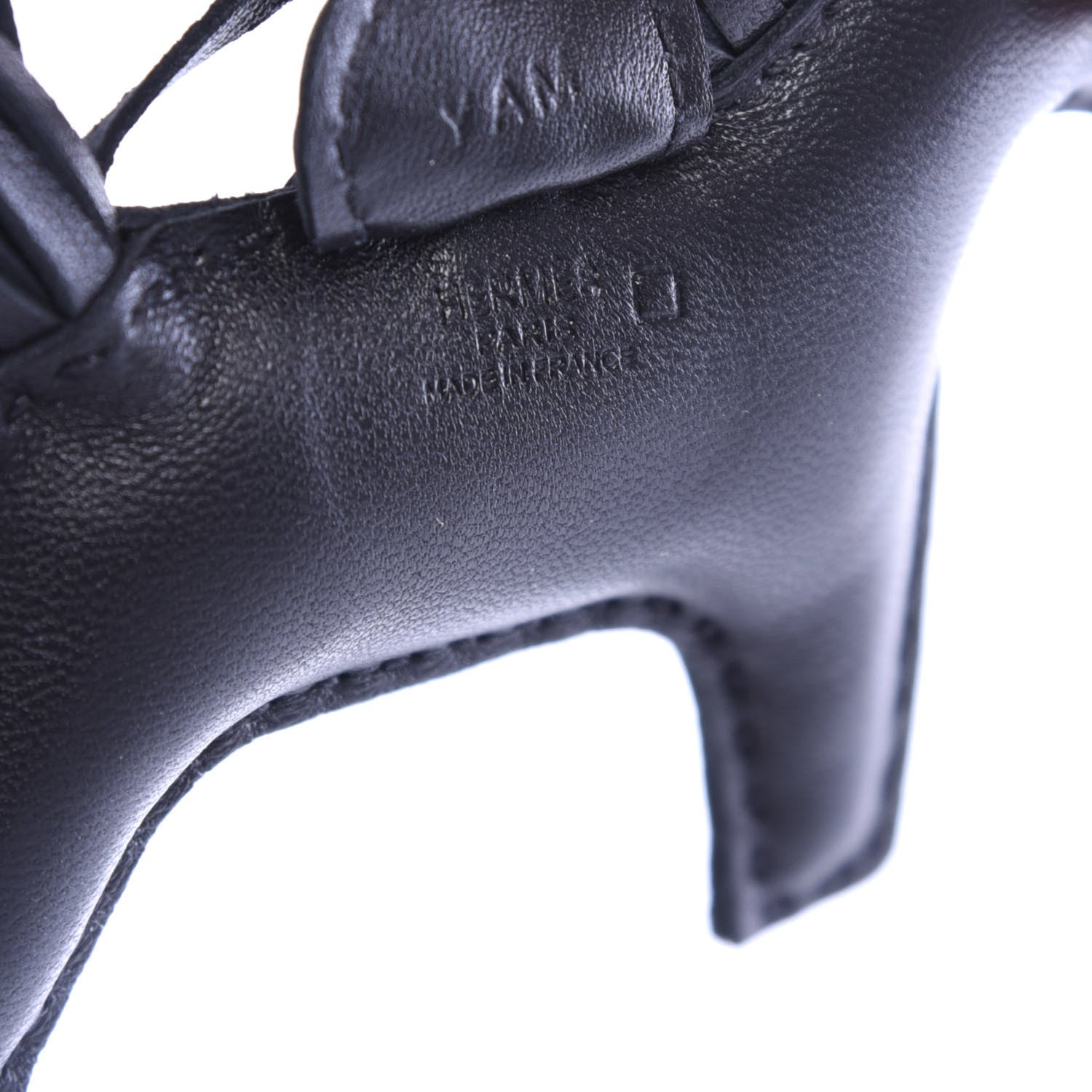 Hermes Milo Lambskin Matte Alligator Touch Grigri Rodeo Horse Bag Charm PM So Black 3 of 4