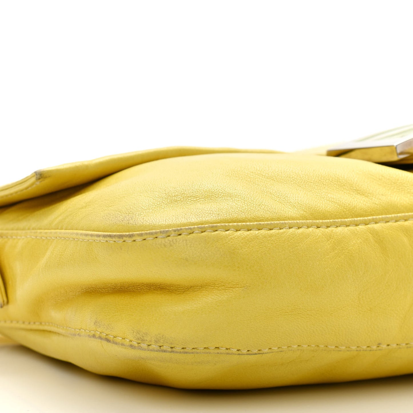 Calfskin Baguette Yellow