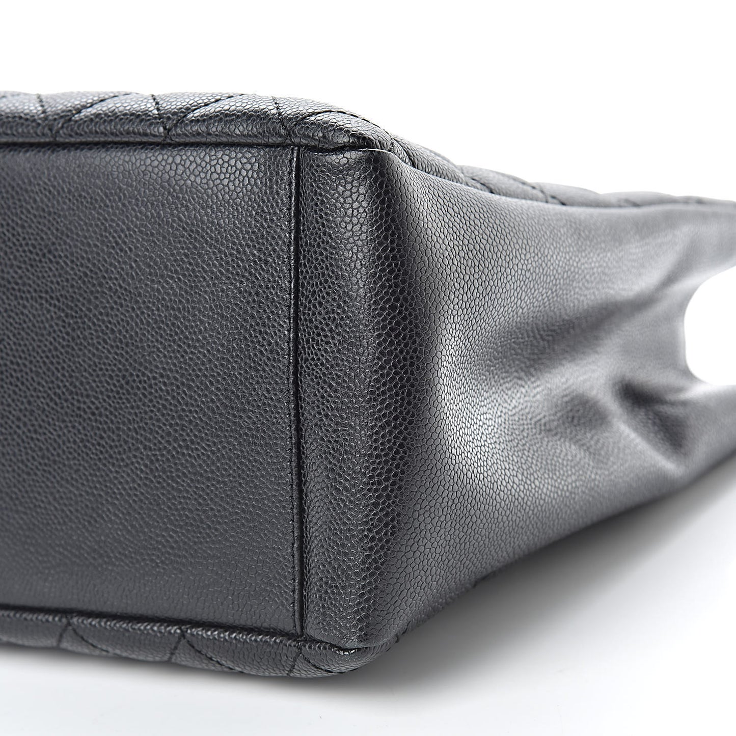 Caviar Quilted Grand Shopping Tote GST Black