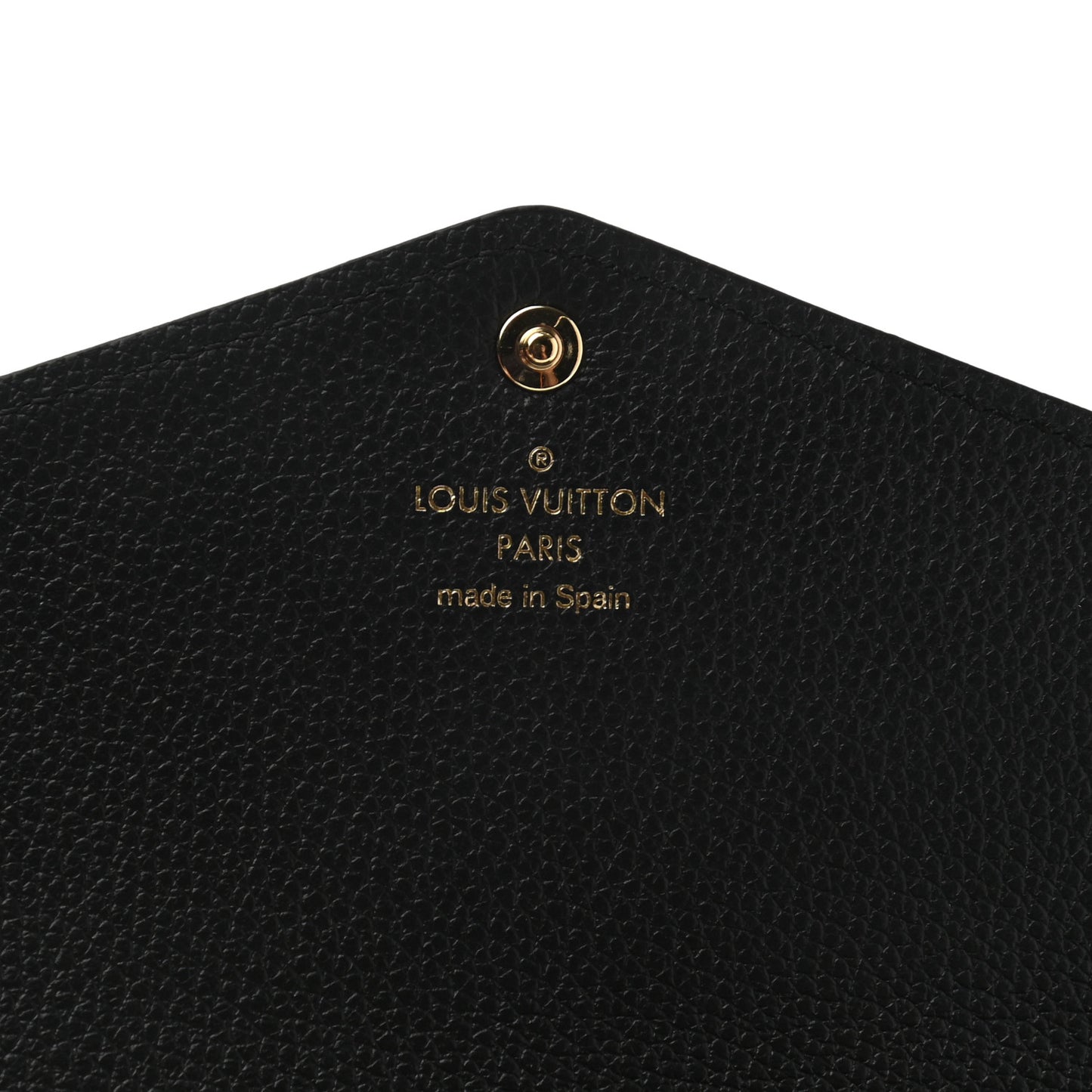 Monogram Empreinte Giant Sarah Wallet Black Beige