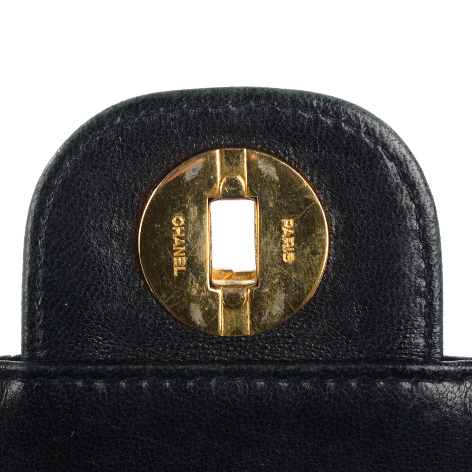 Chanel Lambskin Quilted Medium Bijoux Chain Double Flap Black 8 of 8
