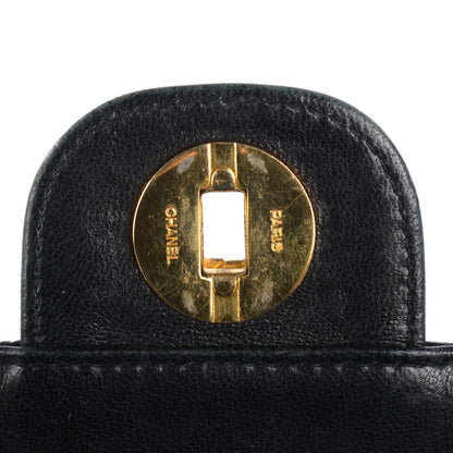 Chanel Lambskin Quilted Medium Bijoux Chain Double Flap Black 8 of 8