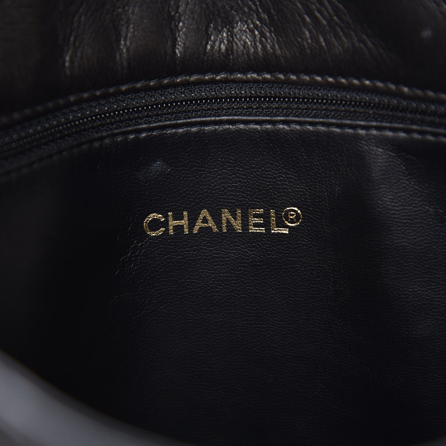 Lambskin Quilted Shoulder Bag Black