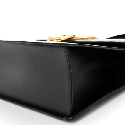 Gucci Calfskin Gold Sun Medium Sylvie Top Handle Bag Black 10 of 10