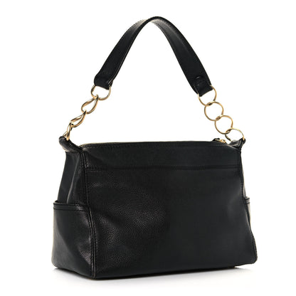 Chanel Grained Calfskin CC Shoulder Bag Black 2 of 11