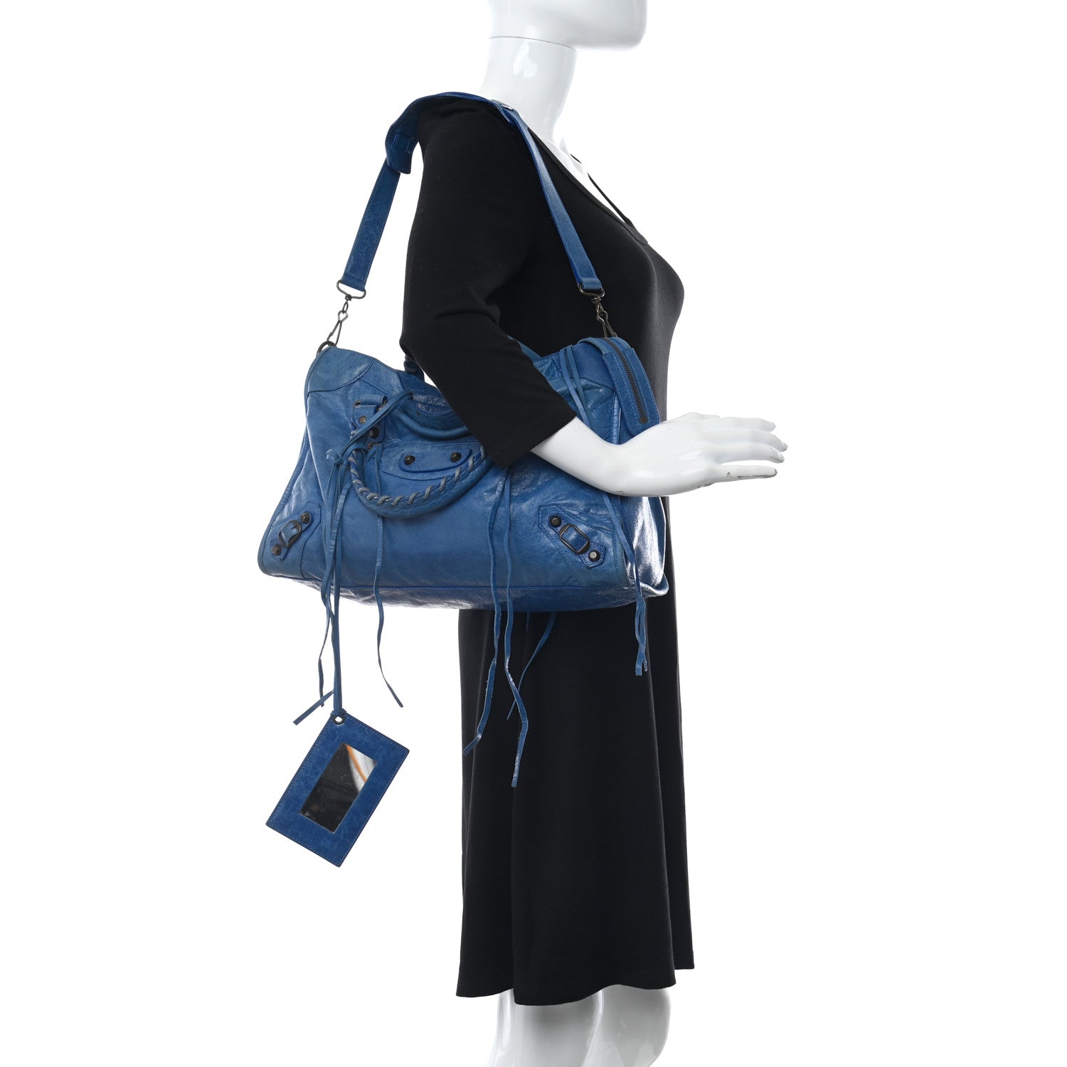 Balenciaga Agneau Classic Hardware City Blue 2 of 17