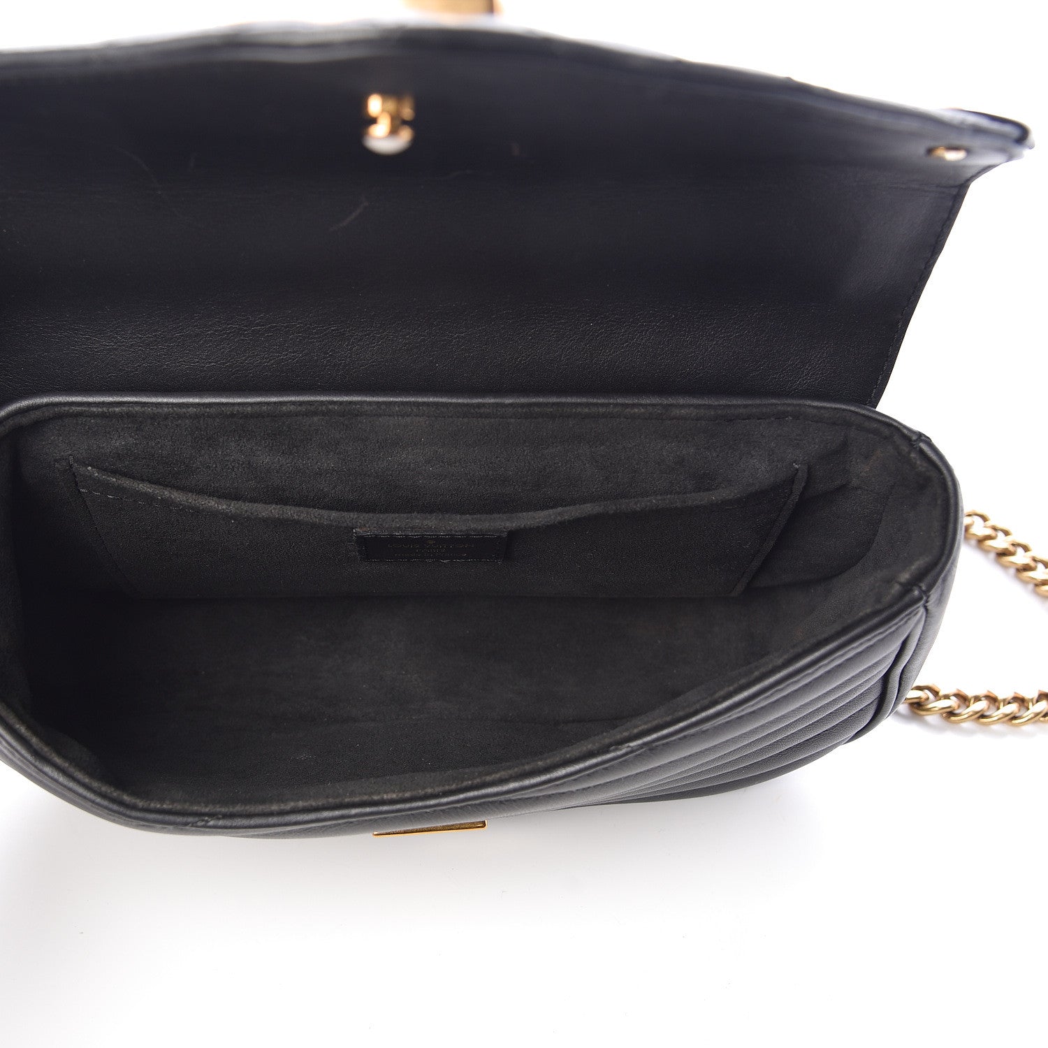 Louis Vuitton Calfskin New Wave Chain MM Black 6 of 11