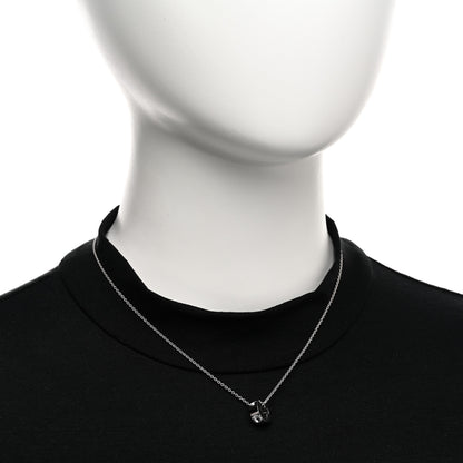 Louis Vuitton Empreinte White Gold Pendent Necklace 2 of 6