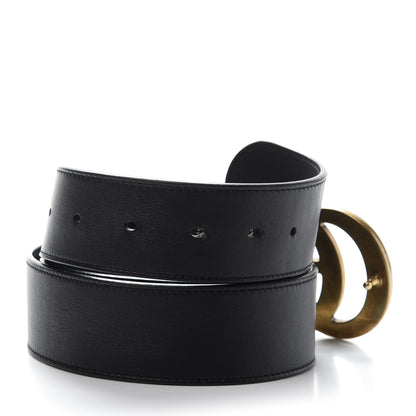 Gucci Calfskin Double G 40mm Belt 90 36 Black 3 of 6