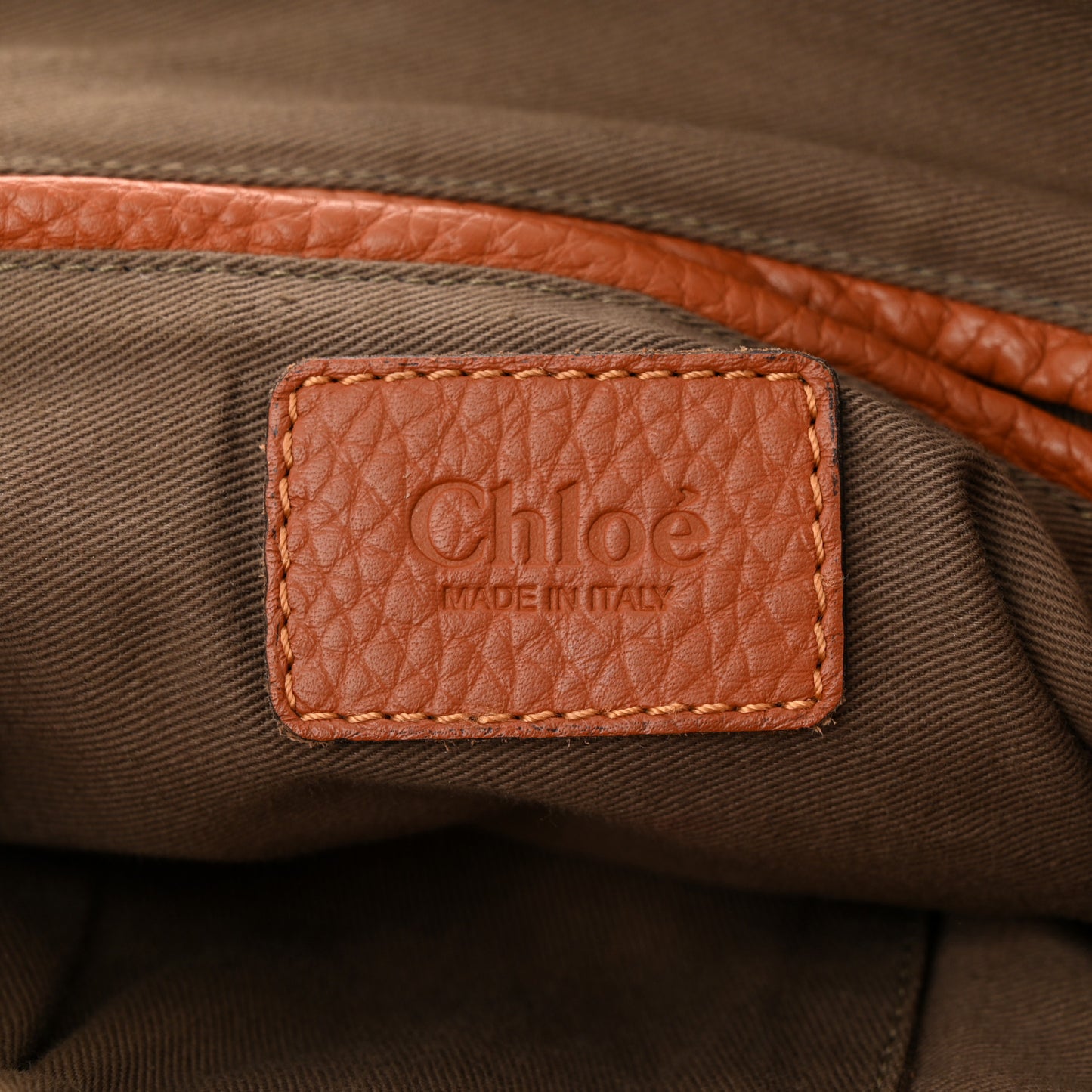 Calfskin Medium Marcie Satchel Tan
