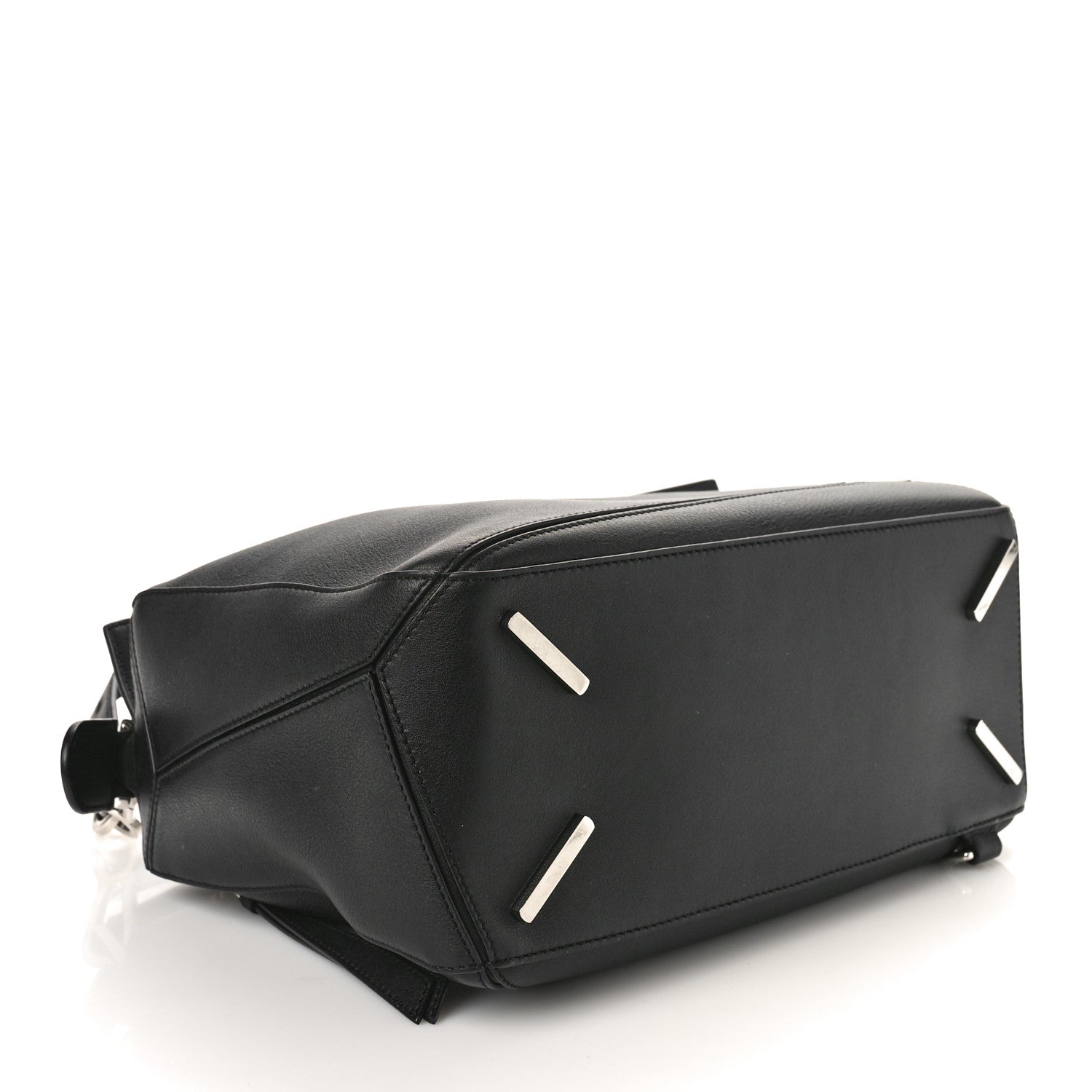 Loewe Calfskin Medium Puzzle Bag Black 4 of 10