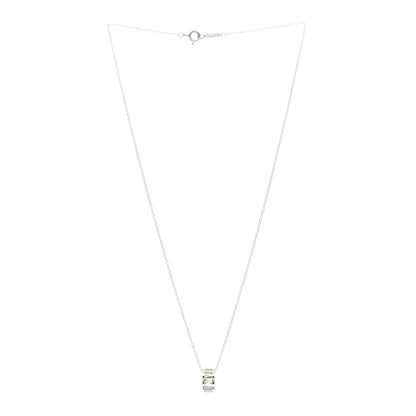 Tiffany Sterling Silver Atlas Open Pendant Necklace 3 of 4