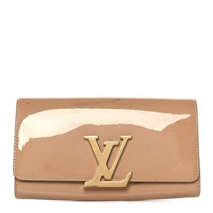 Louis Vuitton Patent Louise Clutch Nude 1 of 10