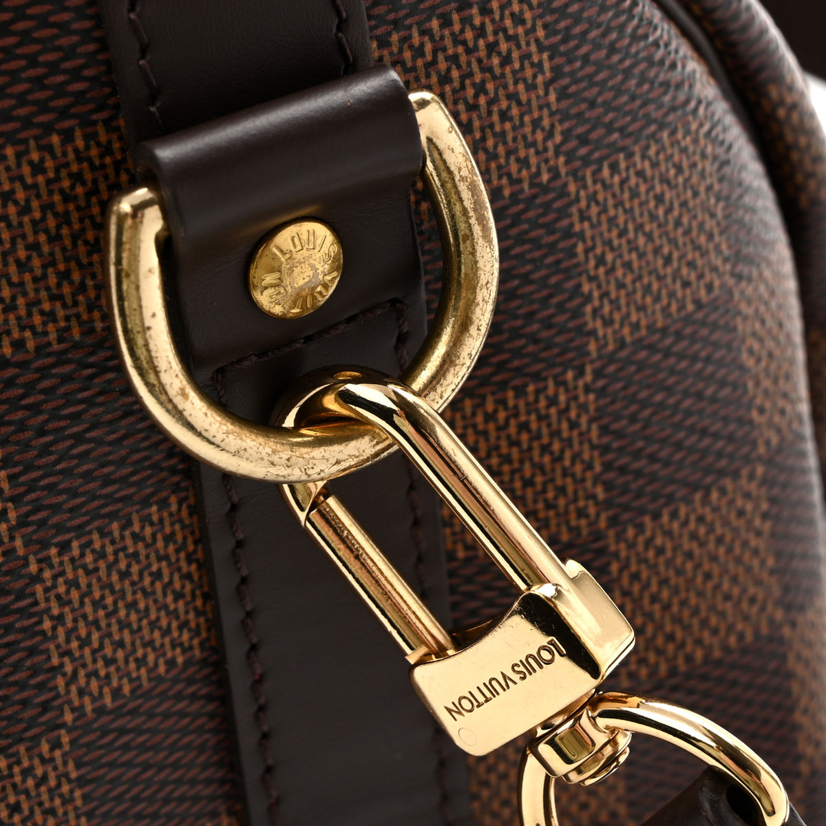 Louis Vuitton Damier Ebene Speedy Bandouliere 25 10 of 12