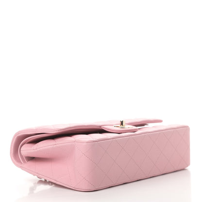Chanel Lambskin Quilted Medium Double Flap Light Pink 4 of 13