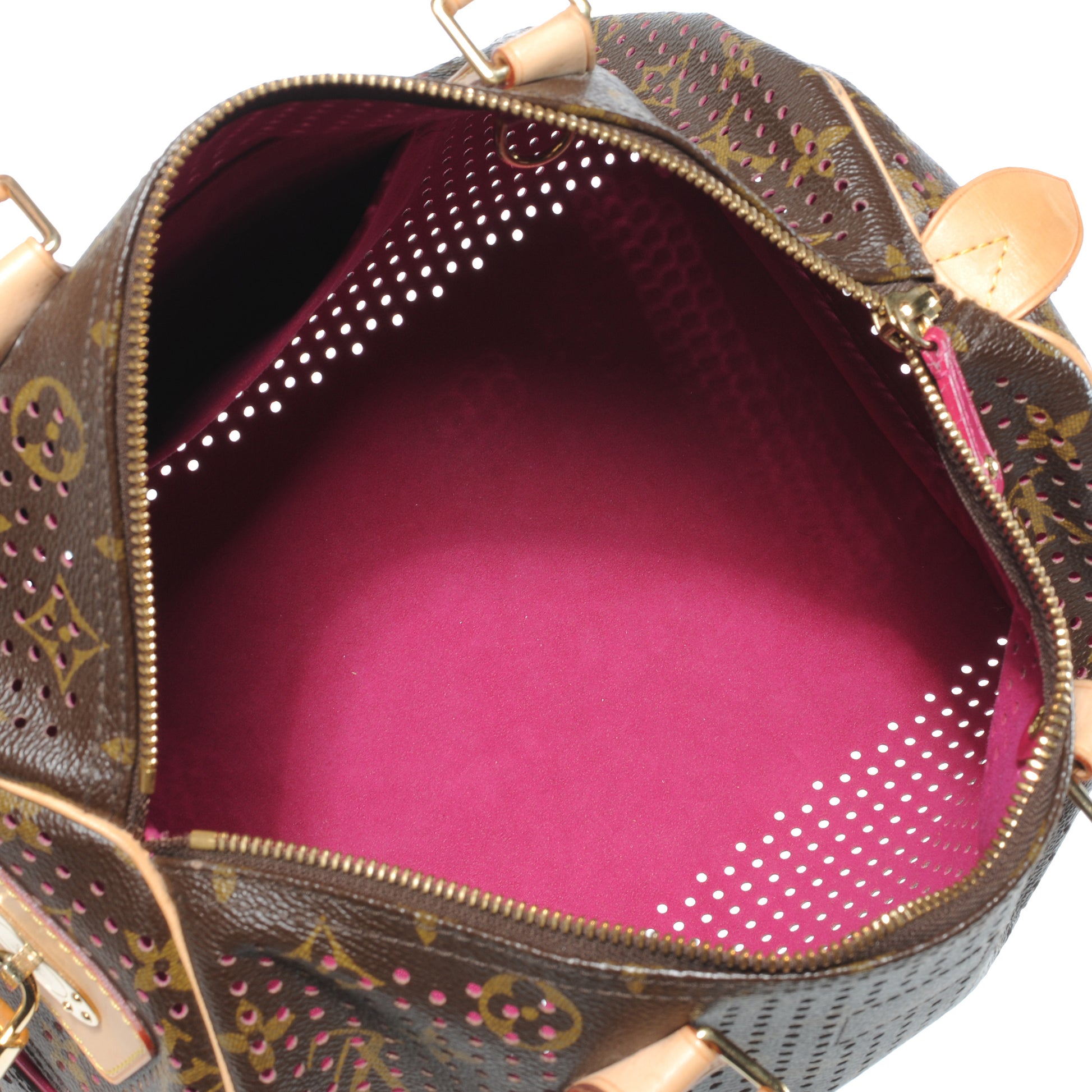 Louis Vuitton Monogram Perforated Speedy 30 Fuchsia 7 of 7