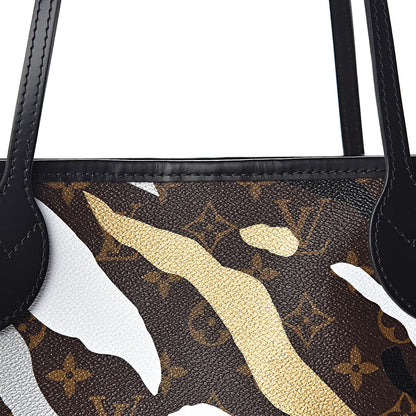 Louis Vuitton X LOL Monogram Neverfull MM Gold Silver 10 of 12