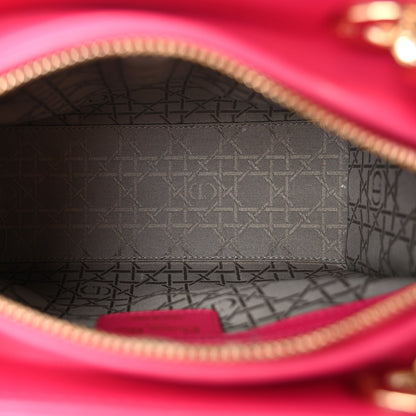 Christian Dior Lambskin Cannage Medium Lady Dior Fuchsia 8 of 12