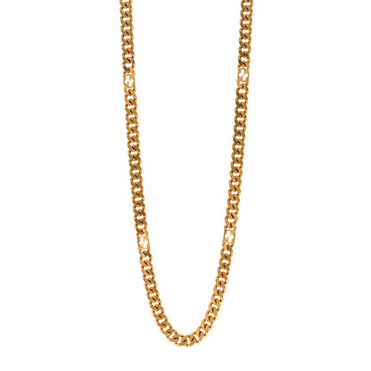 Gucci Metal Interlocking GG Chain Necklace Gold 1 of 6