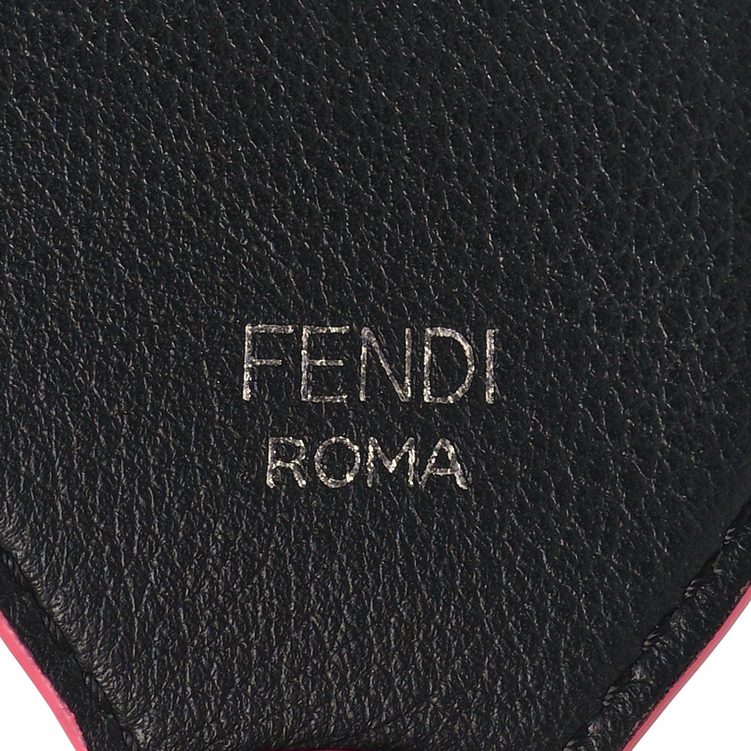Fendi Calfskin Sequin Fun Fair Strap You Black Multicolor 4 of 5