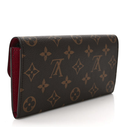 Louis Vuitton Monogram Emilie Wallet Fuchsia 3 of 7