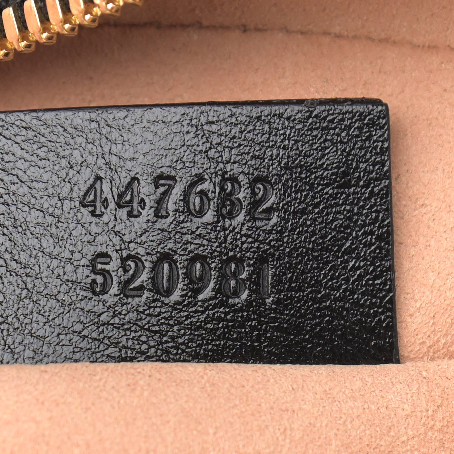 Gucci Monogram Matelasse Diagonal Small GG Marmont Chain Shoulder Bag Beige Black 7 of 10