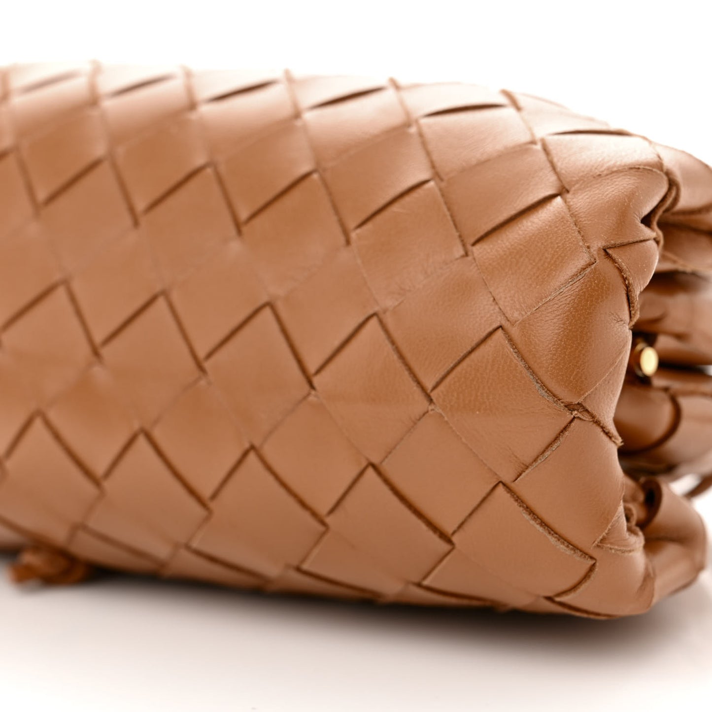 Nappa Intrecciato The Mini Pouch Carmel