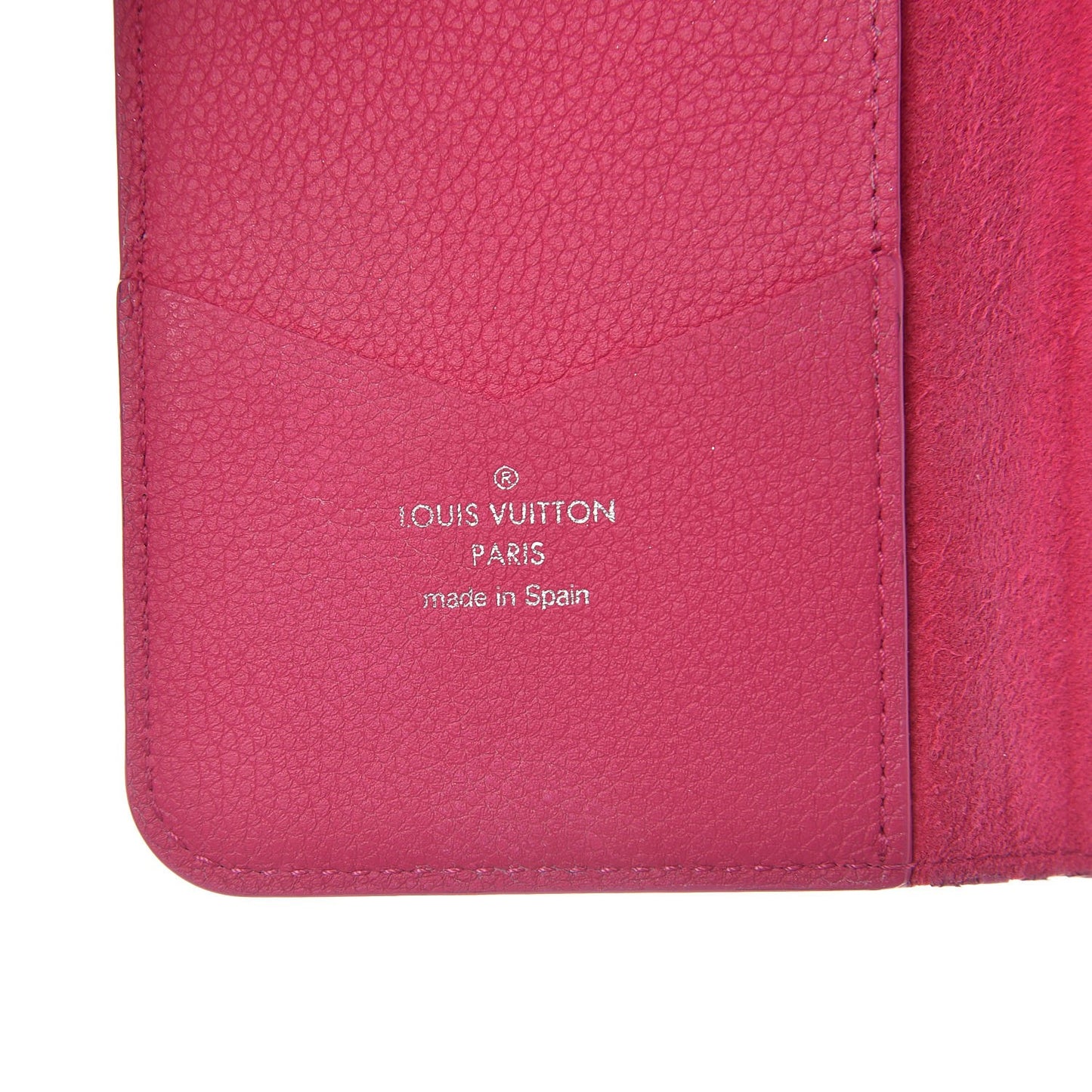 Monogram Cuir iPhone 8 Plus Folio Case Fuchsia