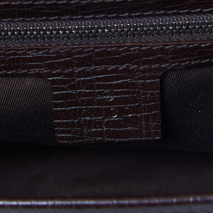 Gucci Monogram Bamboo Bullet Bag Dark Brown 8 of 9