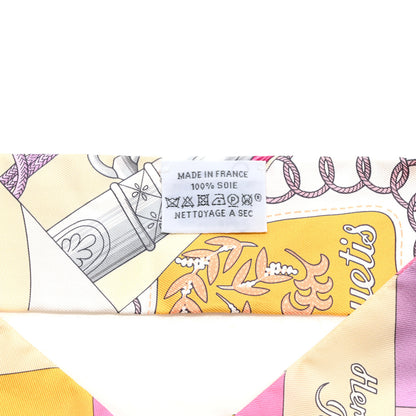 Hermes Silk Cliquetis Twilly Bouton D'Or Mauve 3 of 4