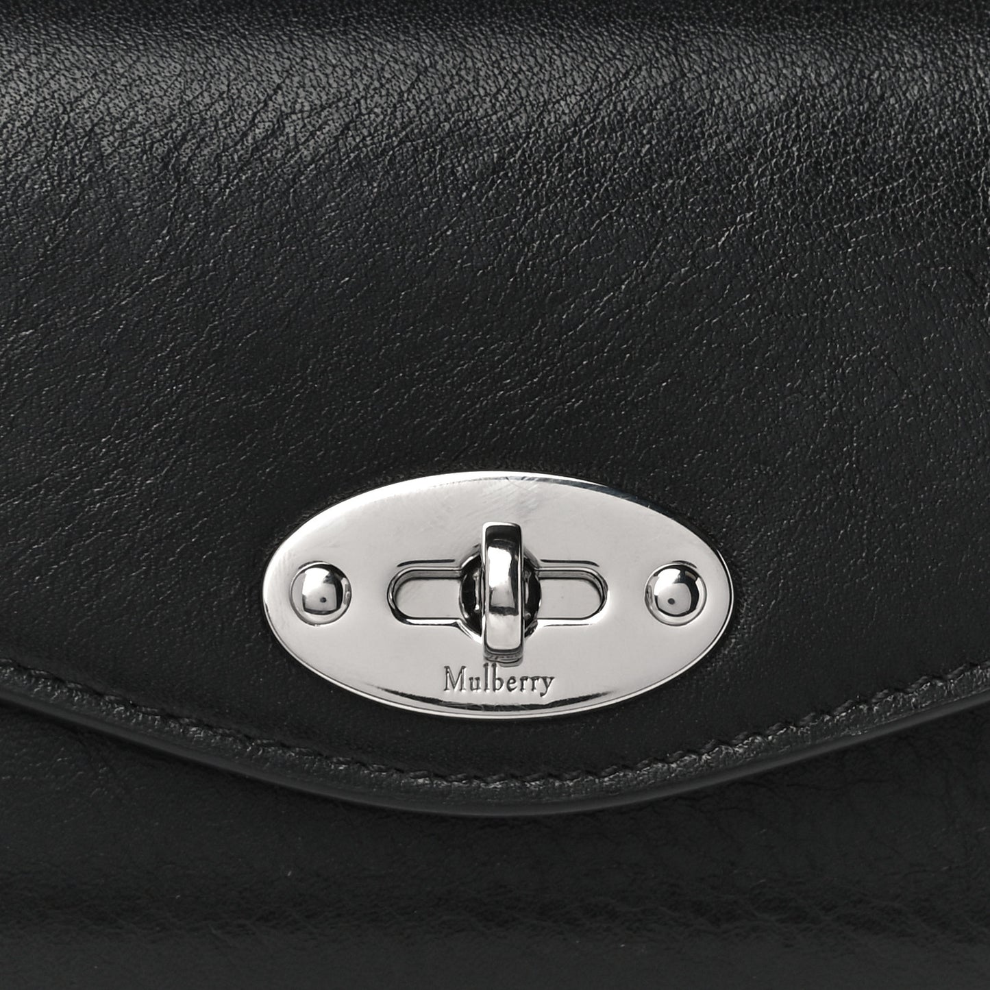 Classic Grain Small Darley Wallet Black